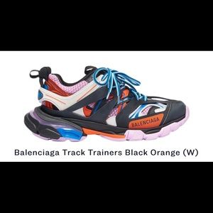 Balenciaga Track Trainers Black Orange (W)